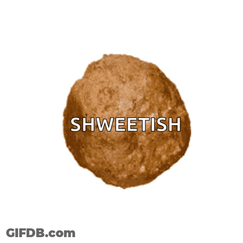 Brown Cookie Saying Shweetish GIF