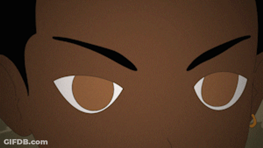 Brown Eyed Anime Character Smoking GIF