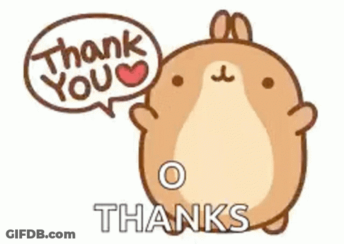Brown Hamster Saying Thank You GIF