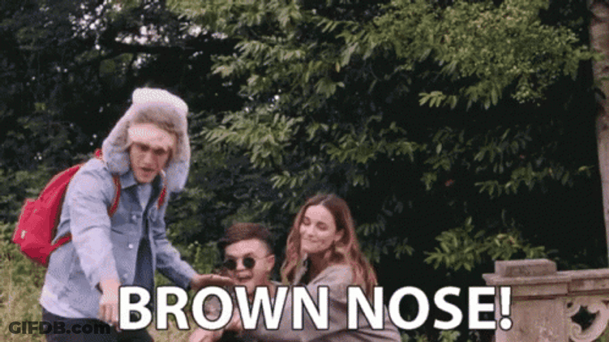 Brown Noser Group Of Friends GIF