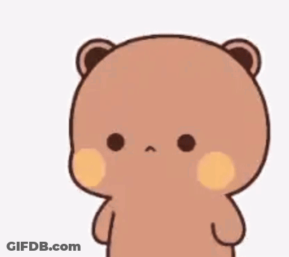 Brown Teddy Bear Making Funny Face GIF