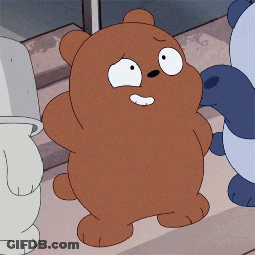 Brown Teddy Bear With Sad Look GIF