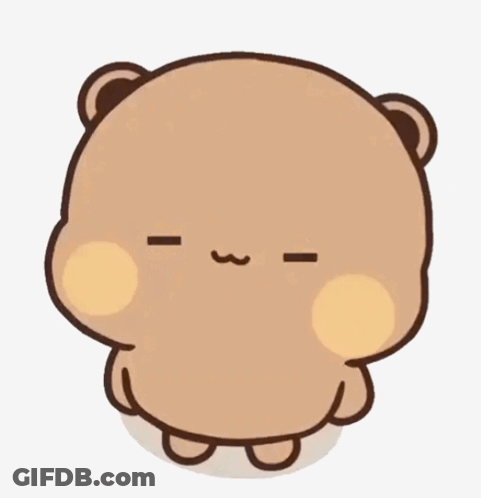 Brown Teddy Bear With Smile GIF
