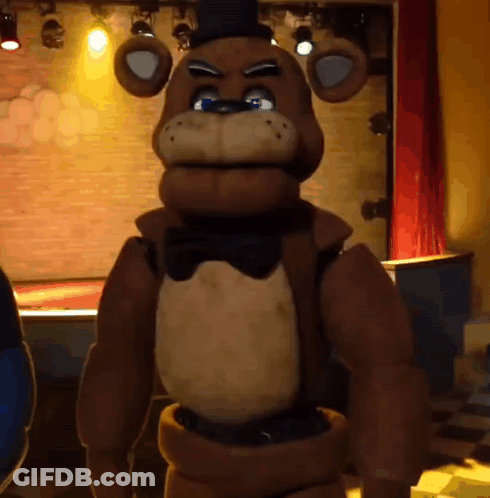 Brown Teddy Bear With Top Hat And Bow Tie GIF