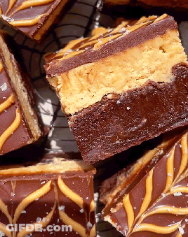 Brownie With Peanut Butter GIF