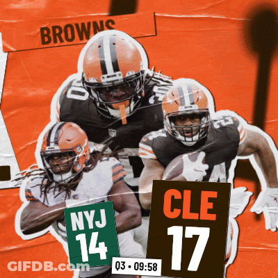 Browns And Cle 17 Football Teams Advertisement GIF