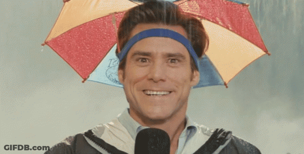 Bruce Almighty Showing Excitement GIF