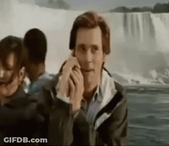Bruce Almighty Talking On The Phone GIF