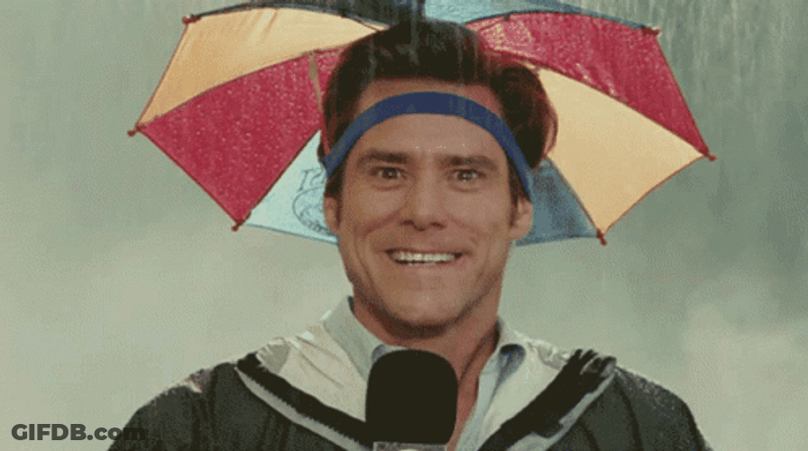 Bruce Almighty Under The Rain GIF