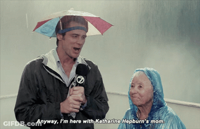 Bruce Almighty Under The Rain Interview GIF