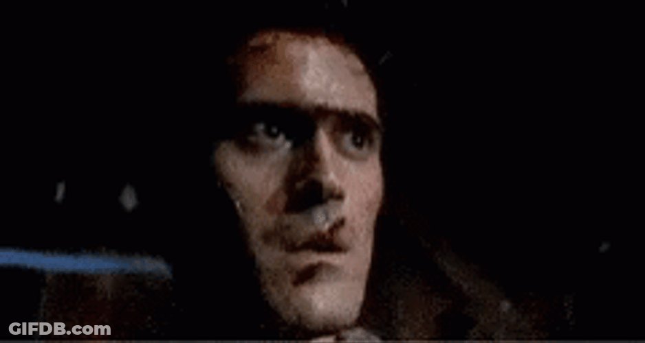 Bruce Campbell Evil Dead Groovy GIF