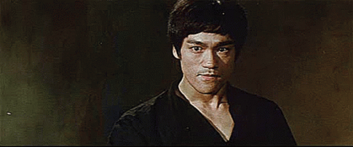 Bruce Lee Come Near GIF
