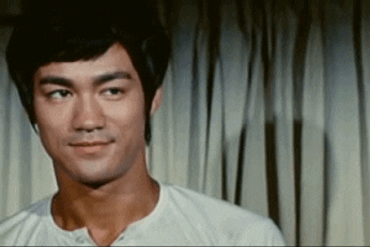 Bruce Lee Good Boy Smile GIF