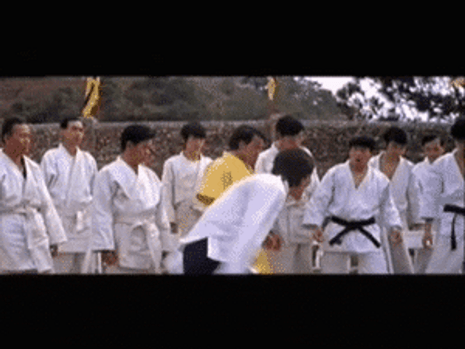 Bruce Lee High Jump GIF