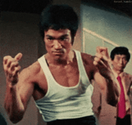 Bruce Lee Mad Fist GIF
