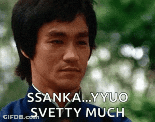Bruce Lee Thank You Bow GIF