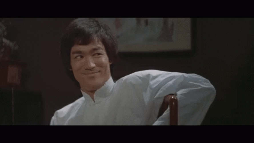Bruce Lee Yes Nodding GIF
