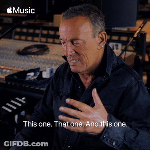 Bruce Springsteen GIF