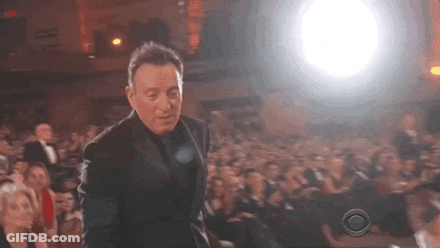 Bruce Springsteen At Tony Awards GIF