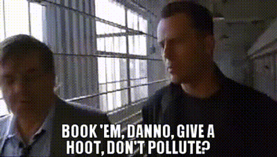 Bruce Willis Book It Danno Hudson Hawk GIF