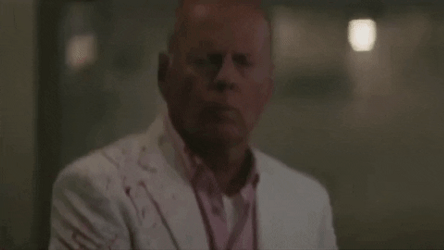 Bruce Willis Slowly Walking GIF