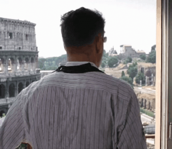 Bruce Willis Turning Around GIF