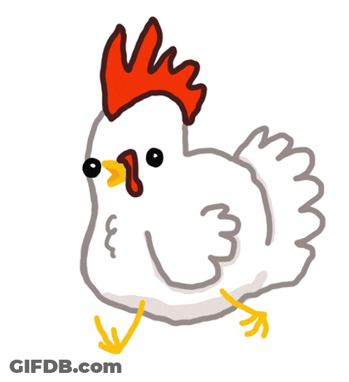 Bruh Chicken Animation GIF