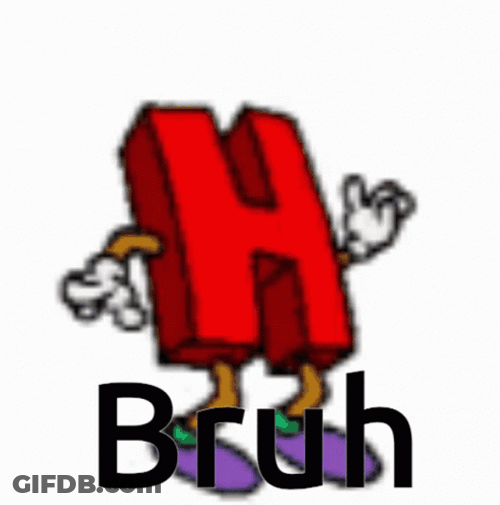 Bruh Dancing Red H GIF