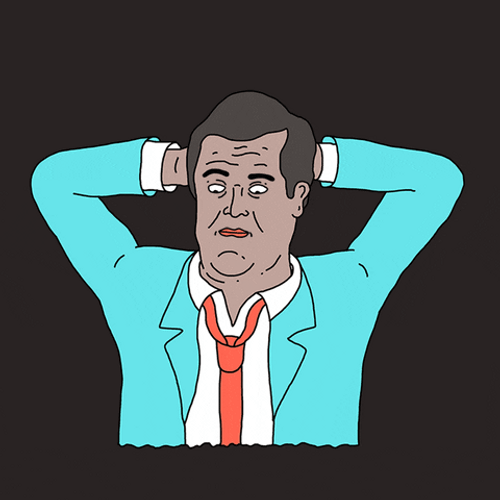 Bruh Graphic Animation Black Background GIF