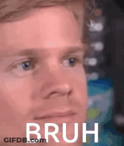 Bruh Meme Blink Wink Snap GIF