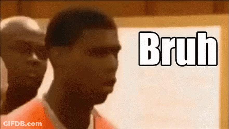 Bruh Meme Heads Up GIF