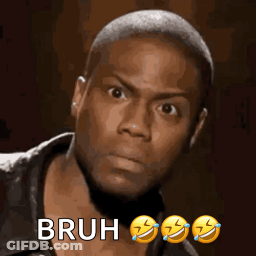 Bruh Meme Kevin Hart Wink GIF
