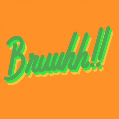 Bruh Text Animation GIF