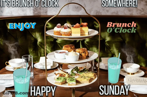 Brunch O' Clock Advertisement GIF