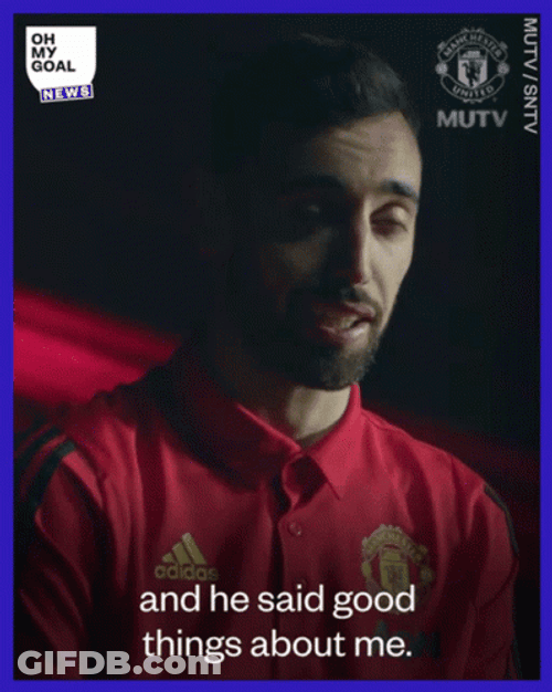 Bruno Fernandes Good Things GIF