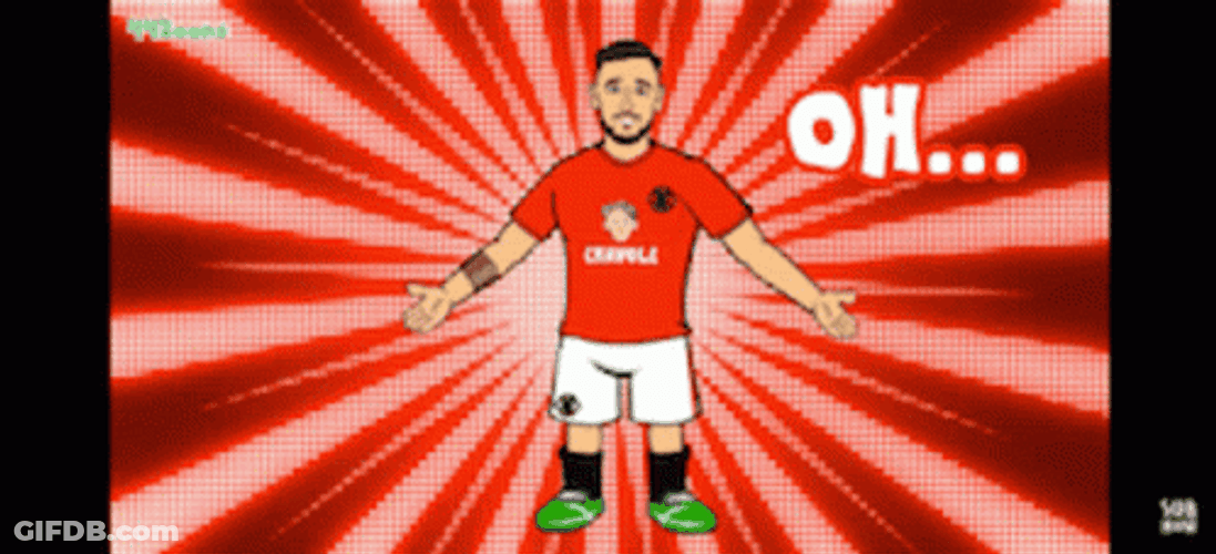 Bruno Fernandes Kicks GIF