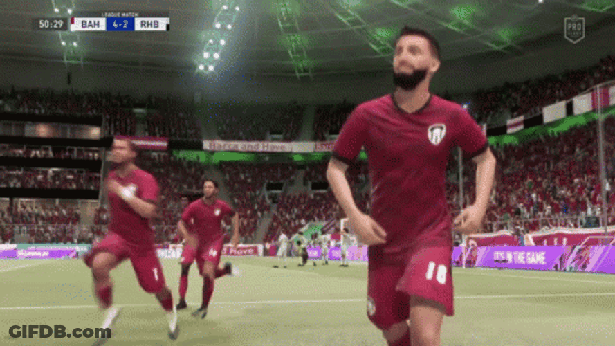 Bruno Fernandes Poses With Team GIF