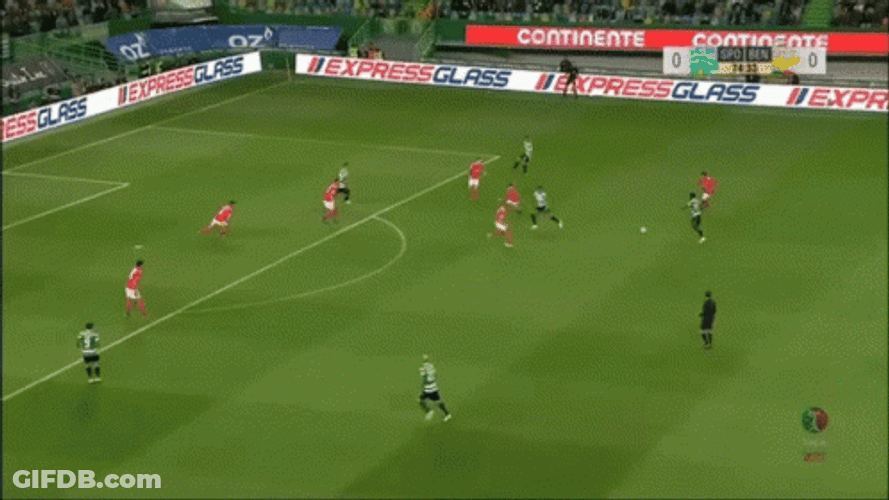 Bruno Fernandes Sky Shoot Football Game GIF