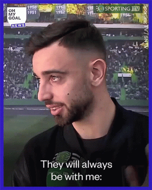 Bruno Fernandes They'll Always Be With Me GIF