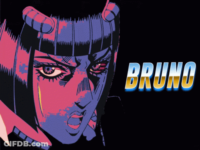 Bruno Jojo's Bizarre Adventure Animation GIF