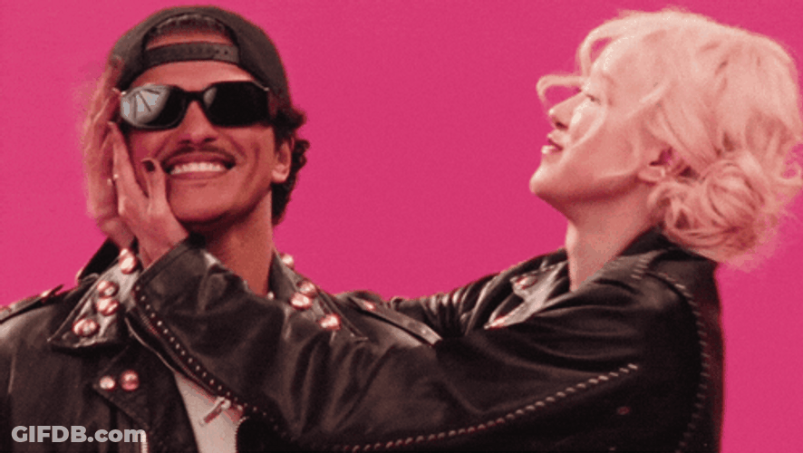 Bruno Mars Apt Goofy Reaction GIF