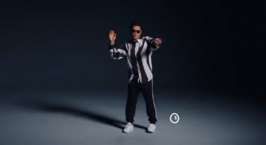 Bruno Mars Dancing Animation GIF