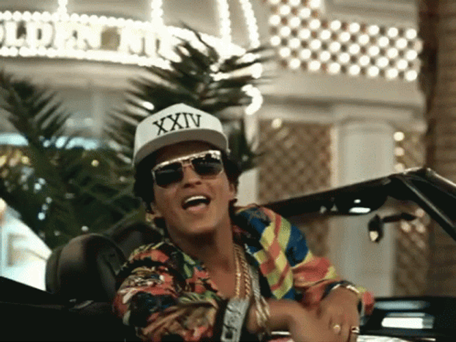Bruno Mars Guess Who's Here Shes Back GIF