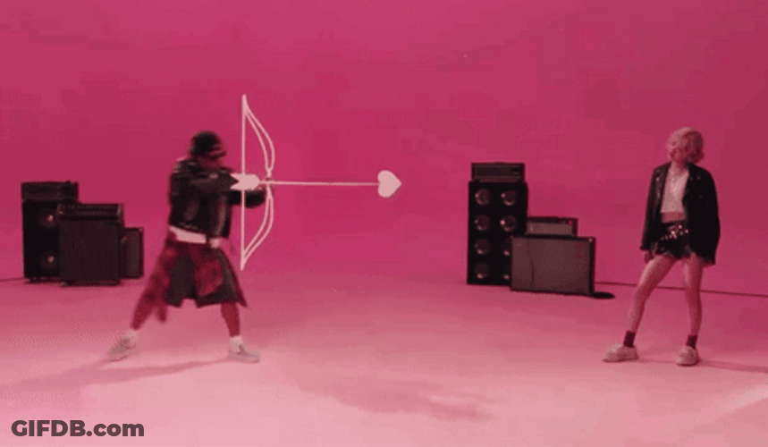 Bruno Mars Hit Rose By Arrow Apt Video GIF