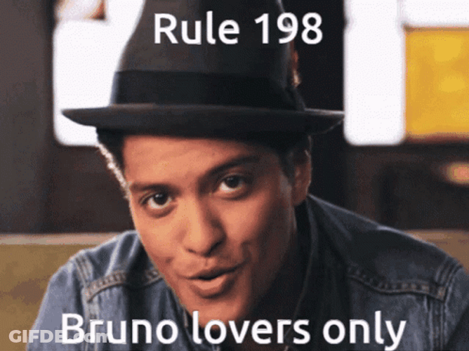 Bruno Mars Lovers Only Singing GIF