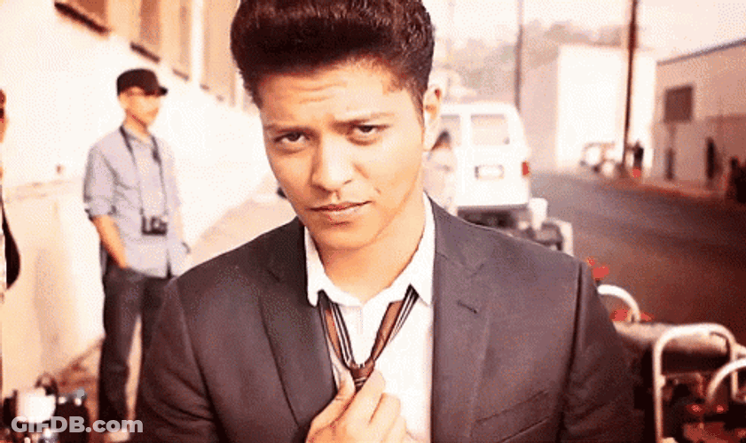 Bruno Mars Poker Face GIF