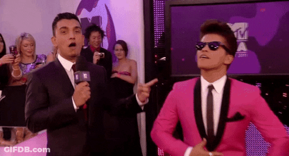 Bruno Mars Thank You Bow GIF