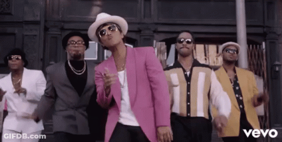 Bruno Mars Uptown Funk Music Video GIF
