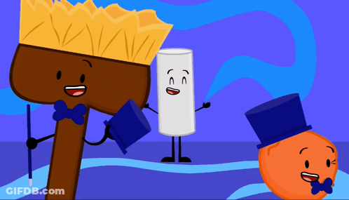 Brush Marshmallow Orange In Top Hats And Bow Ties GIF
