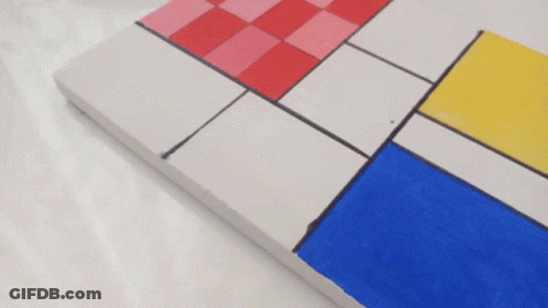 Brush Painting Squares GIF